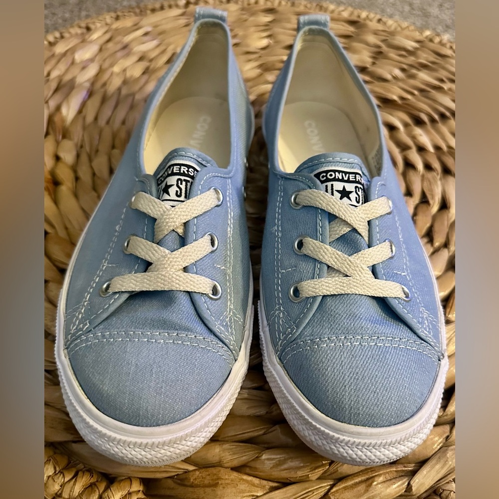 Converse Ballet Lace Slip Light Blue/White